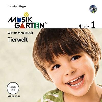 Musikgarten 1 - Tierwelt, Taschenbuch von Lorna Lutz Heyge, Hohner, 978-3-920468-30-3