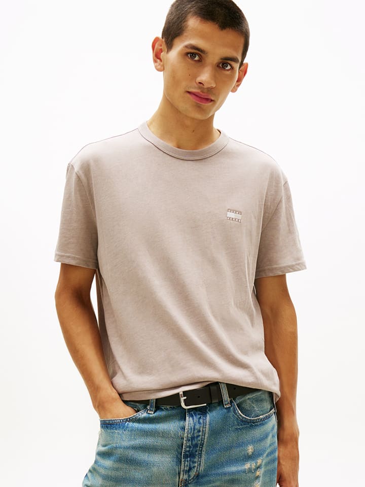 TOMMY JEANS Shirt in Taupe - 3XL