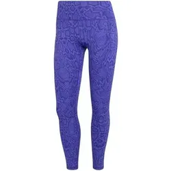 ADIDAS Damen Tight Optime PrimeLift , Schlangenprint, Größe S in Lila Lila