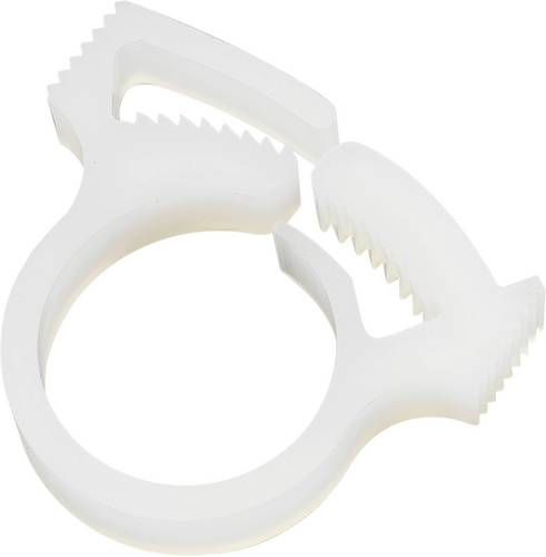 TRU Components TC-28530C697203 Befestigungsschelle 1593103 Bündel-Ø-Bereich 12mm (max) selbstrastend, wiederverschließbar Natur