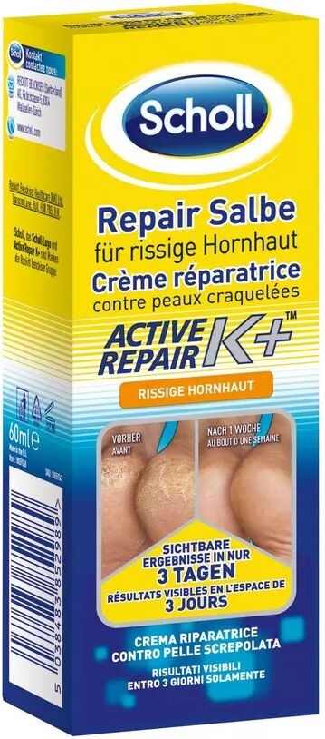 Scholl - Rep. Salbe K+, Rep. Salbe K+ für rissige Hornhaut, 60  ml