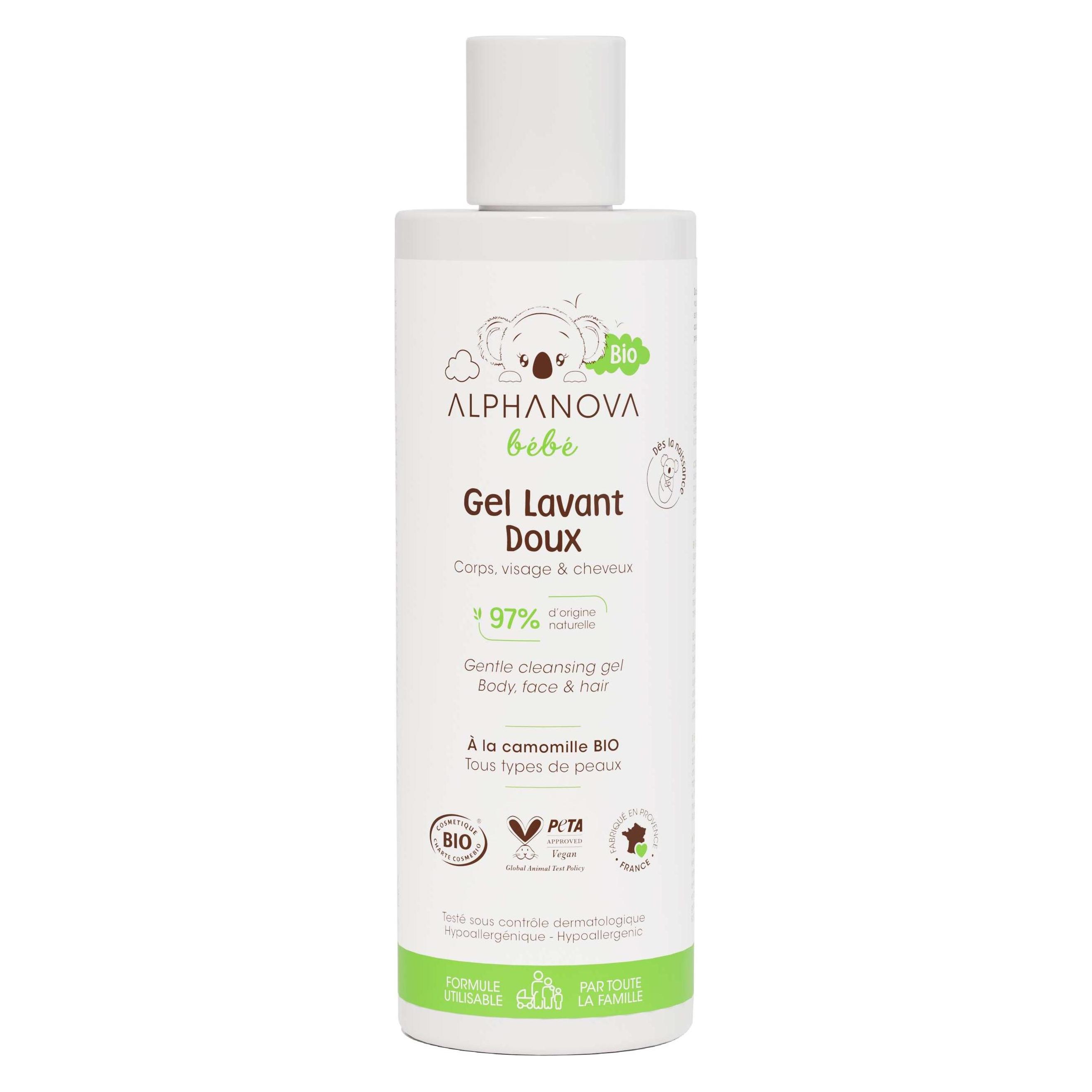 Alphanova Baby Hautfreundliches Waschgel 2in1 Bio (ABIOGLD200)