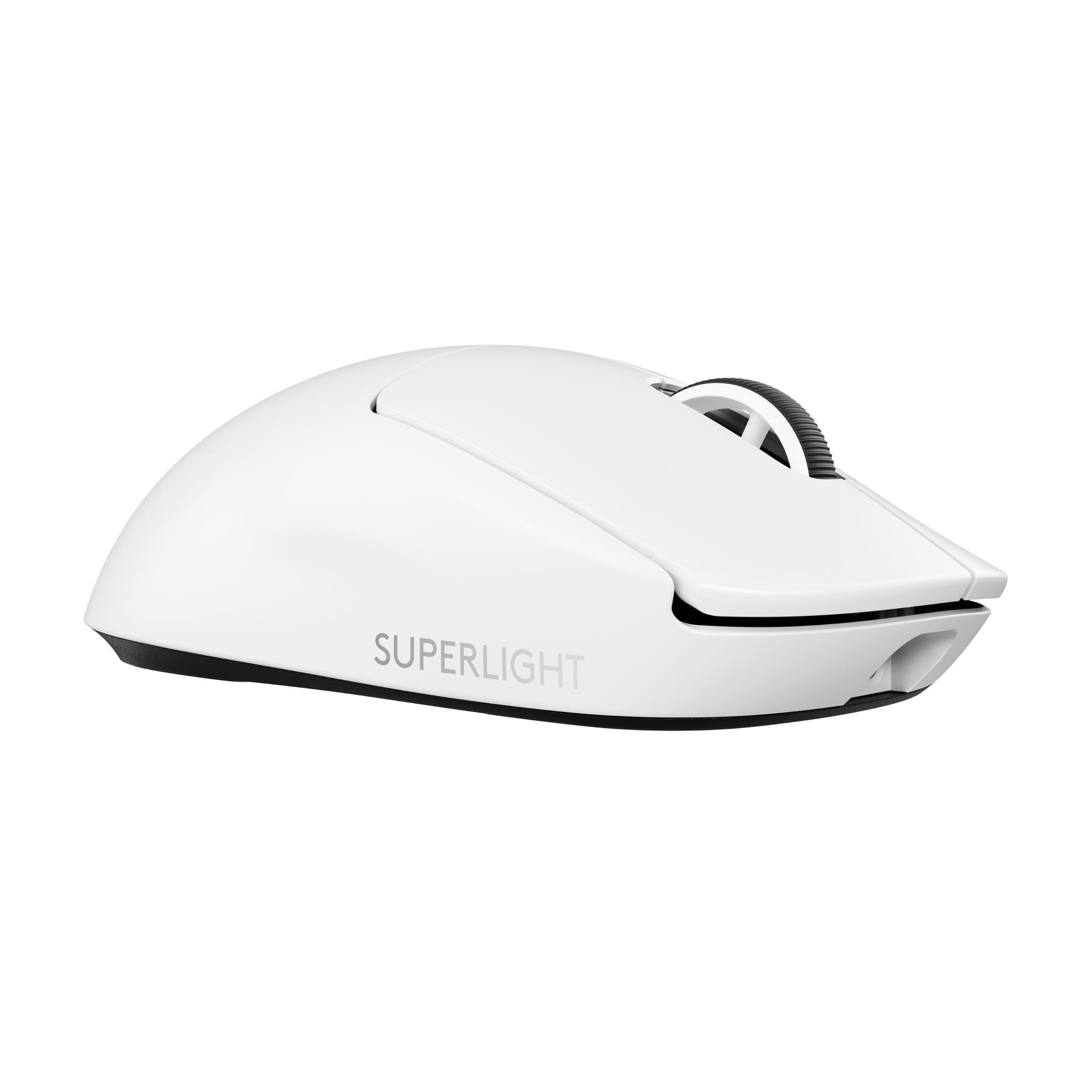 Logitech PRO X Superlight 2 Gaming-Maus Weiß kabelgebunden / kabellos (Funk) für Rechtshänder