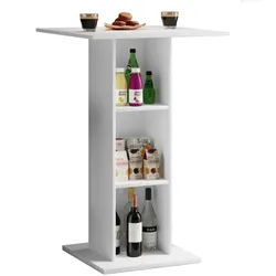 VCM Bartisch Standos Weiß H. 108 x 70 x 70 cm