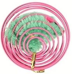 Uplift Picks Interactive Cat Toy Balls With Stretchable Springs And Rolling Caged Rat Design 1 Pc