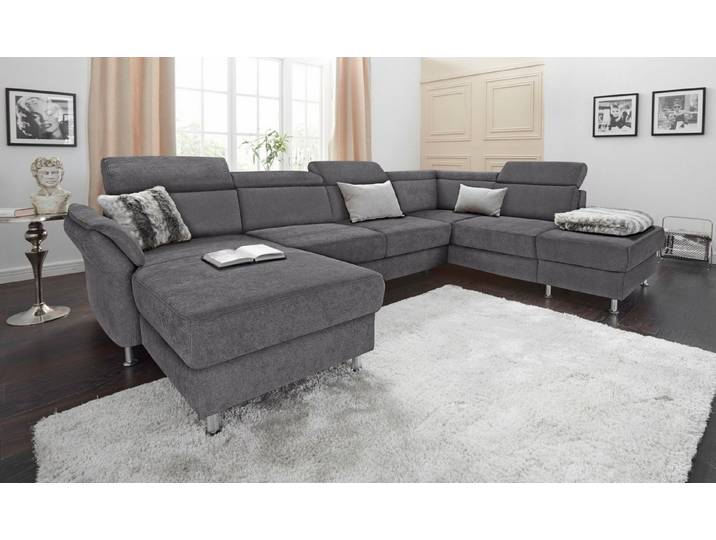 sit&more Wohnlandschaft Avignon U-Form, optional Schlaffunktion & Stauraum, inklusive Kopfteilverstellung