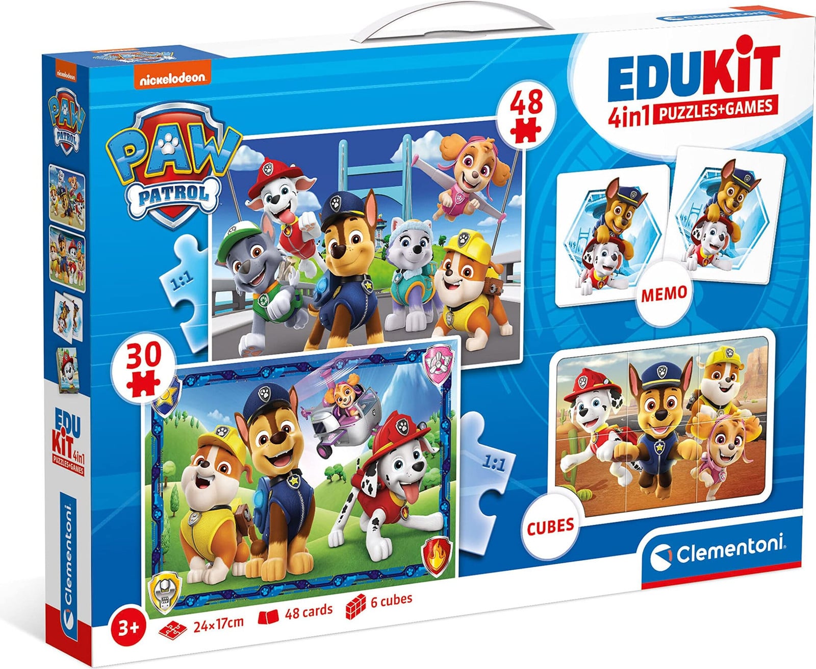 Clementoni Edukit 4-in-1 Paw Patrol Prentenboek voor 3 jaar