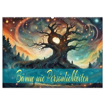 Bäume wie Persönlichkeiten (Wandkalender 2027 DIN A2 quer), CALVENDO Monatskalender