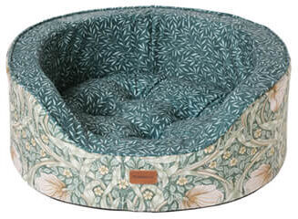 Morris & Co Pimpernel & Lily Leaf Small Oval Pet Bed