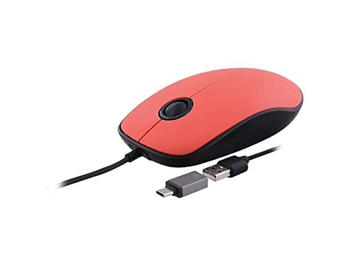 Tnb - TNB Sunset - bekabelde muis USB-A en USB-C - rood