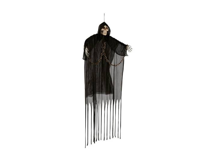 Dekofigur Dekomat AG Gruselfigur»Skelett« , schwarz (natur, schwarz, weiß), Kunststoff, Stoff, Dekofiguren, Dekofigur