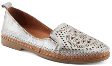 Women's Ingrid Slip-On by Spring Step in Silver (Size 36 M)