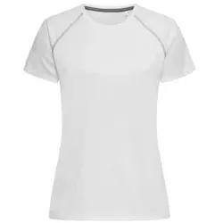 Stedman Active 140 Women Team Raglan Weiß Polyester Medium Damen