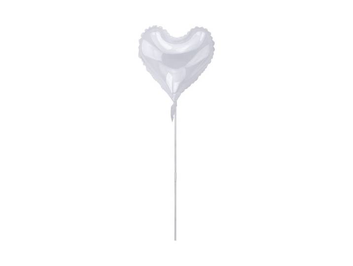 Rayher Bubble Ballon Herz mit Stab ⌀ 40 cm 2 Stück
