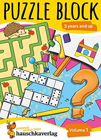 Ulrike Maier - Puzzle block 5 years and up, Volume 1, A5-Block (Rätseln, knobeln, logisches Denken, Band 739) - Preis vom 17.10.2026 19:25:27 h