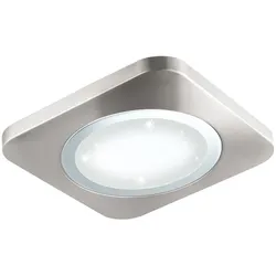 LED Aufbau Decken Lampe Kristall Effekt chrom matt Wohn Schlaf Zimmer Beleuchtung Leuchte Eglo 97663