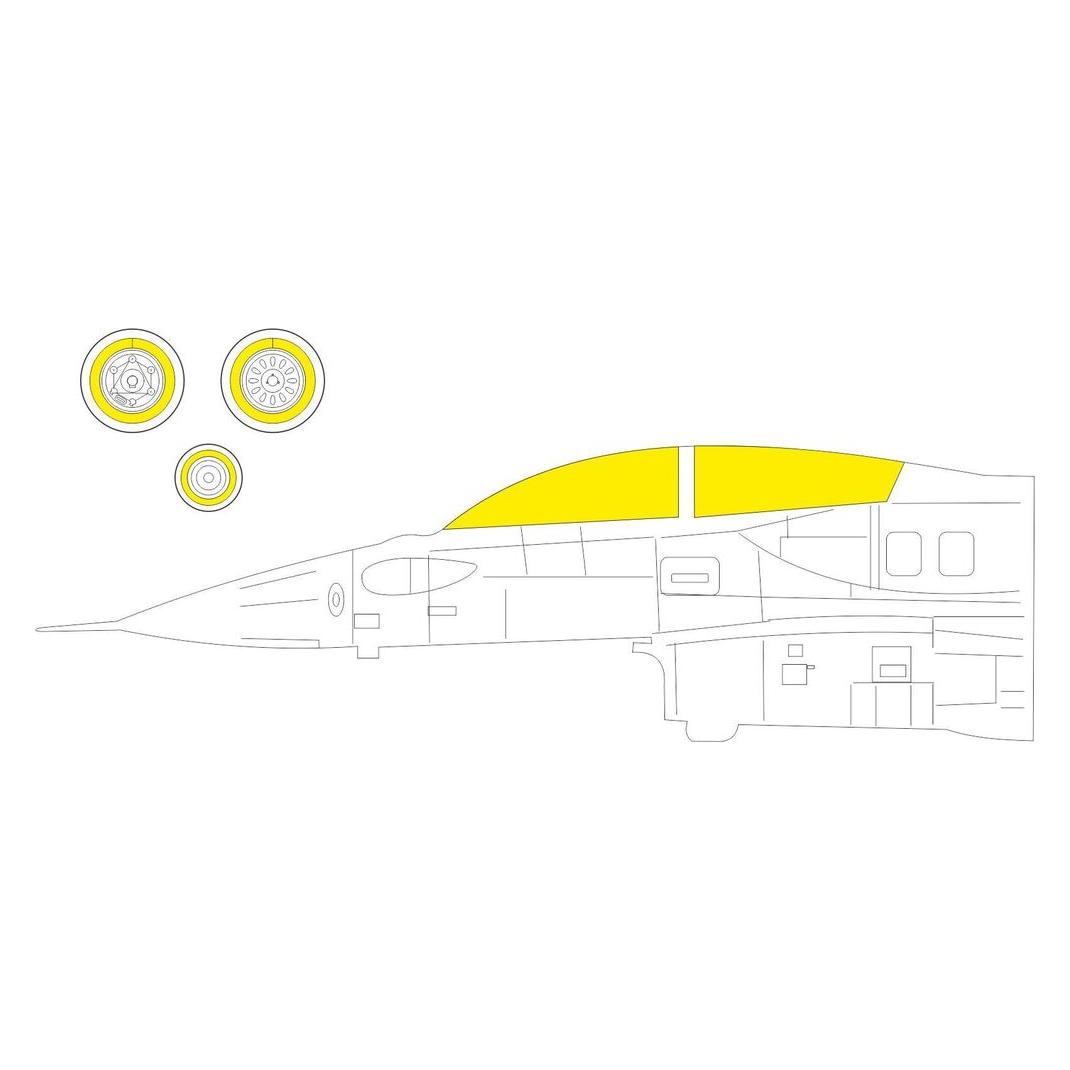 Eduard F-16D Block 30/40/50 TFace 1/48 KINETIC (EX967)
