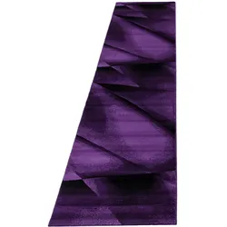 KURZFLORTEPPICH ASPEN, abstrakt, Violett, 80 x 300 cm