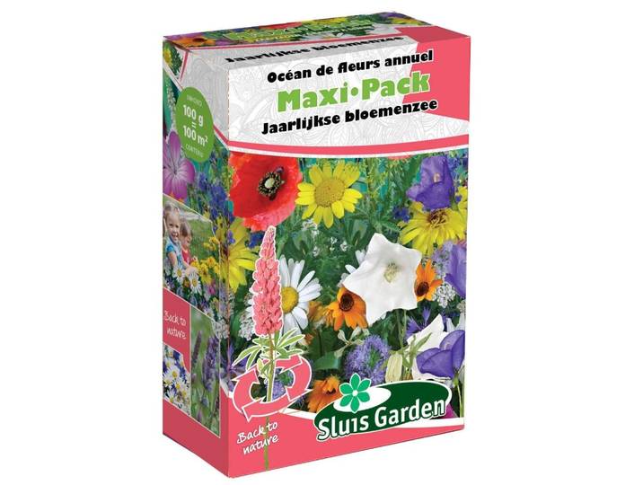MaxiPack zaden Jaarlijkse bloemenzee 100 m²
