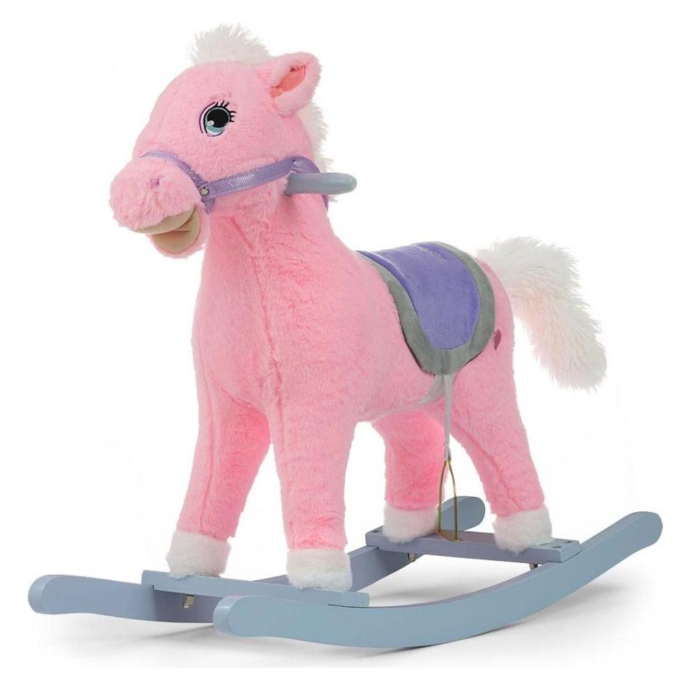 Mally Schaukelpferd Aufnäher Rosa Milly (5448)