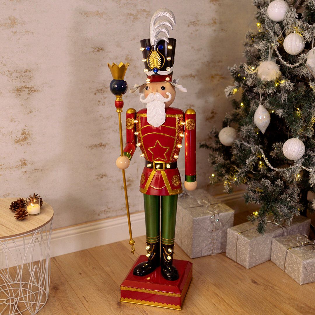 The Seasonal Aisle Christmas Nutcracker 119cm H X 33cm W X 30cm D