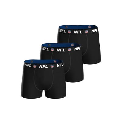 Boxershorts NFL "Boxershort NFL SHIELD 3pk Boxers 3er Pack", Herren, Gr. XL, schwarz, Obermaterial: 95% Baumwolle CO. 5% Elasthan EL., Unterhosen