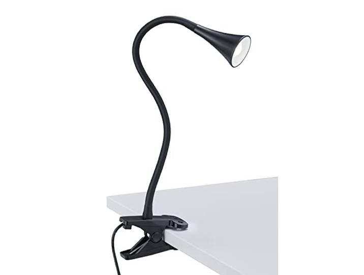 Reality Leuchten LED Klemmleuchte Viper R22398102, Kunststoff schwarz, inkl. 3 Watt LED