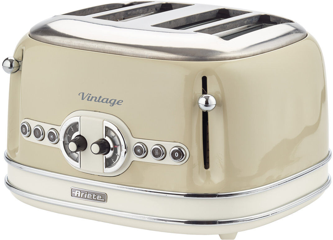 Ariete Vintage 4 Slice Toaster Cream Cream 4 - Slice