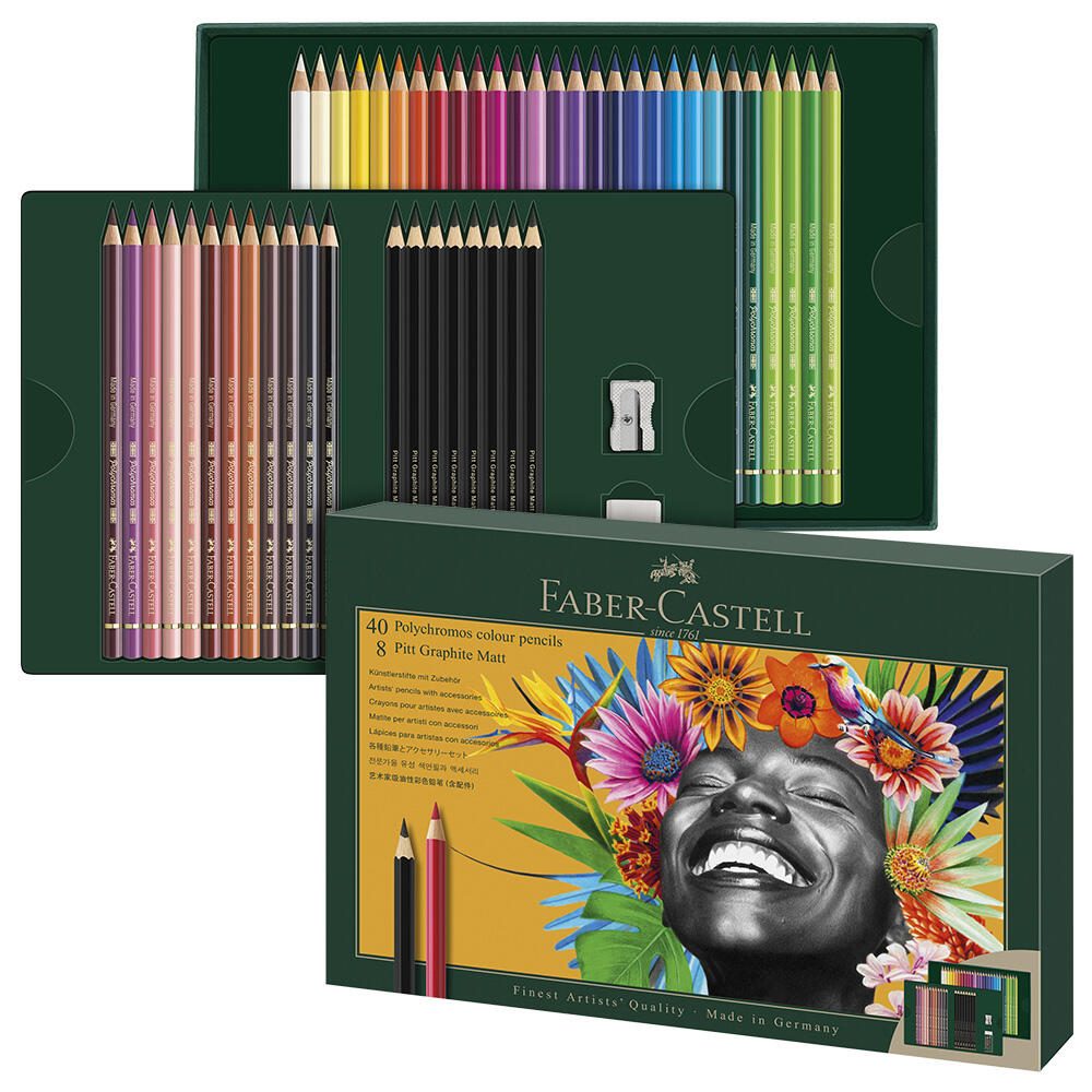 FABER-CASTELL Malset Polychromos & Pitt Graphite Matt 210054