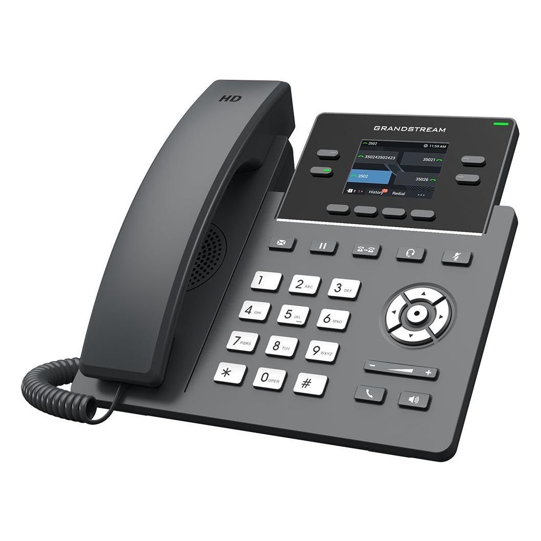 Grandstream GRP2612P HD IP Telefon, nur PoE, kein Netzteil (GRP-2612P)