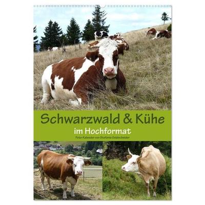 Schwarzwald und Kühe im Hochformat (Wandkalender 2027 DIN A2 hoch), CALVENDO Monatskalender