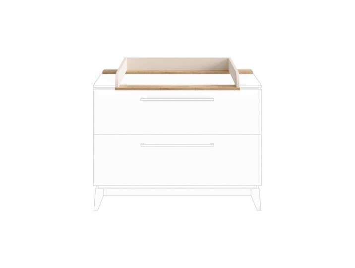 Paidi Wickelaufsatz Stiene, Eiche, Beige, Holz, Eiche, massiv, 123.30x12.30x80.00 cm, Blauer Engel, Goldenes M, Babymöbel, Wickelkommoden & Zubehör, Wickelaufsätze