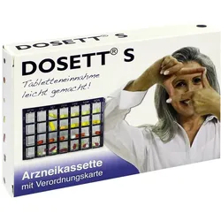 Dosett S Arzneikassette blau 1 St