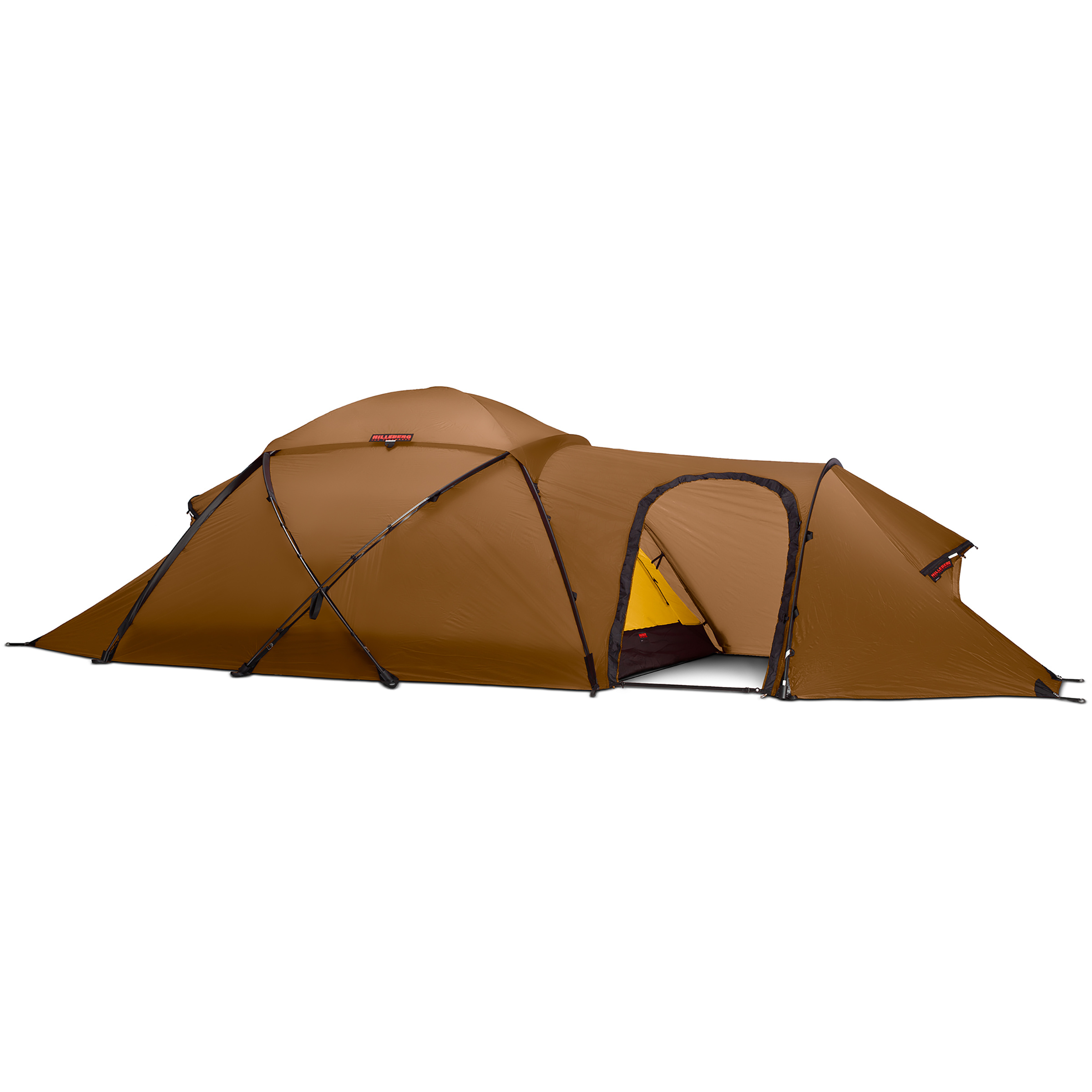 Hilleberg Saitaris Zelt 1-4-Personen-Zelte braun Expedition