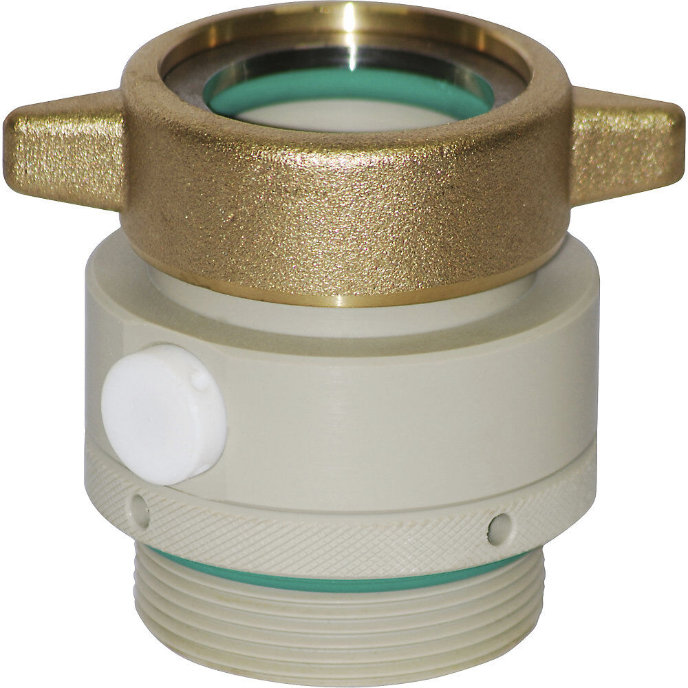 Emissionsschutz-Fassadapter, Polypropylen, für Pumpwerk-Ø 41 mm, Gewinde G 2'' Jessberger