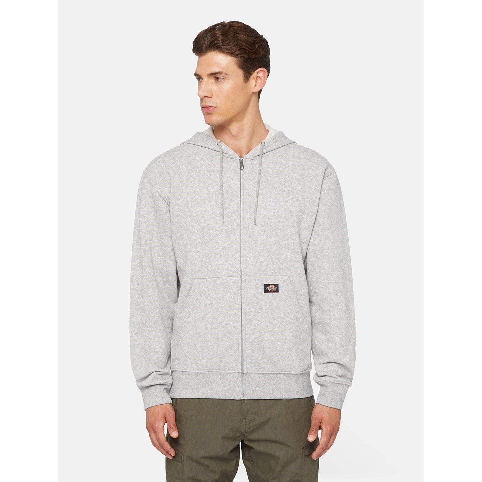 Dickies Everyday Fleece Zip Hoodie Heren Grijze Fleece Jas