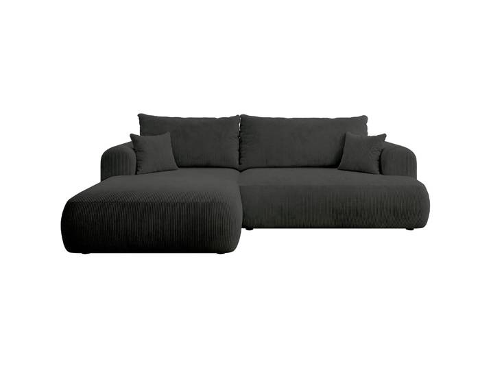 Ecksofa mit Schlaffunktion Ovo Cord, L-förmig, linksseitig, mit