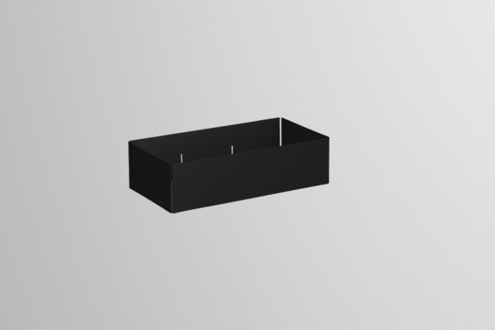 Alape Ordnungsbox 8400061668 pulverbeschichtet, anthrazitschwarz, BX1
