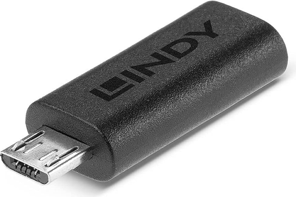 Lindy Adapter USB 2.0 Type C naar Micro-B