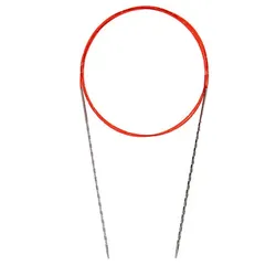 addi Rundstricknadel "Novel", quadratisch, Messing, 100 cm