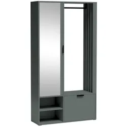 GARDEROBENSCHRANK Limo Plus mit zwei Türen grün