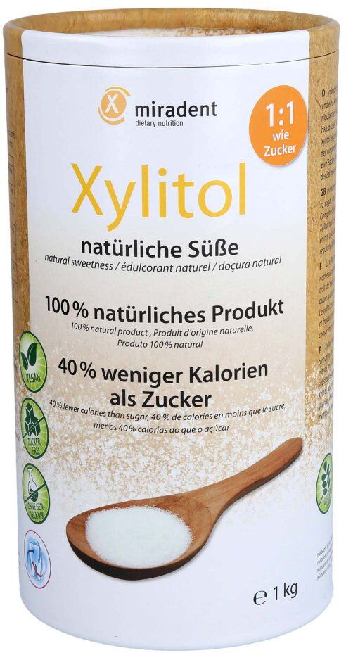 Miradent Xylitol Zuckerersatz Pulver