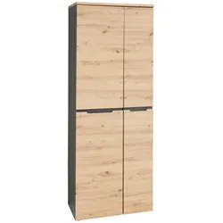 Innostyle Aktenschrank Memphis Holzoptik Eiche Artisan / Graphit