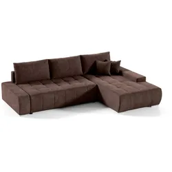 ECKSOFA Jonas 4 Sitzplätze Braun