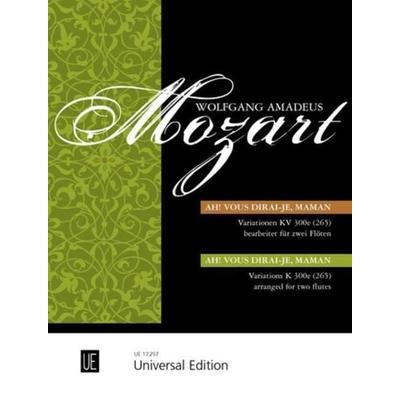 Mozart, W: Variationen über das französische Lied 'Ah! vous -