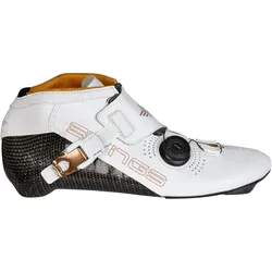 Swings, Rollschuhe, Racing Boots (42), Gold, Weiss