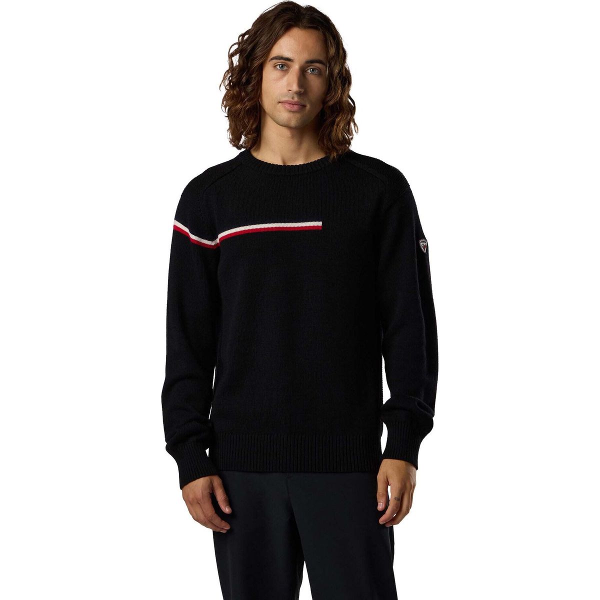 Rossignol Mittens Odysseus Crew Merino Sweater black (200) L RLPMO07 20000L