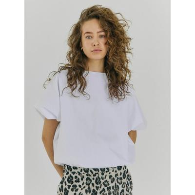 Funktionstop NORR "NORR Top Carlo", Damen, Gr. 34, weiß, Obermaterial: 65% Polyester, 35% Baumwolle, Tops