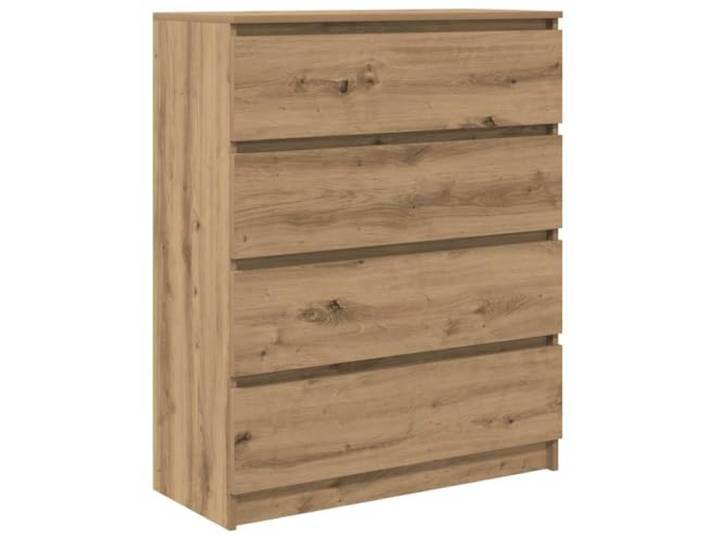 GFMGUEMV Sideboard Artisan-Eiche 80x35x99 cm aus Holzwerkstoff Sideboard mit viel Stauraum, glatte Oberfläche, pflegeleicht, für Esszimmer Küche Flur