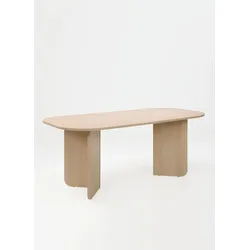 Tom Tailor Esstisch Rounded Table L 180 x 90 cm Holzoptik Oak